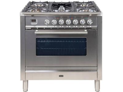 built in single oven black