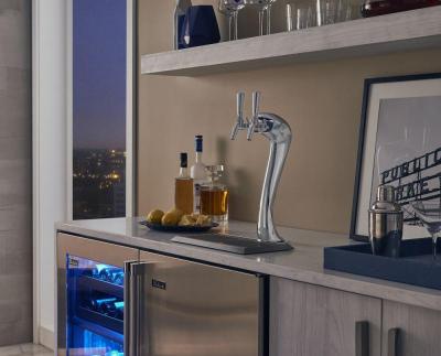 24" Perlick Signature Adara Series Left-Hinge Single Tap Beverage Dispenser in Stainless Steel - HP24TS41L1A