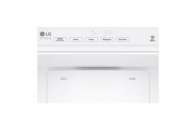 22" LG STUDIO Panel-Ready 9 cu.ft. Counter Depth Combi 2 Door Bottom Freezer  - LSBNC1021P