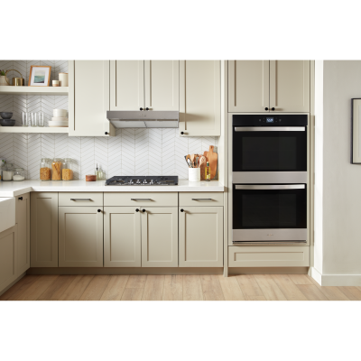 27" Whirlpool 8.6 Cu. Ft. Double Wall Oven with Air Fry in Stainless Steel - WOED5027LZ