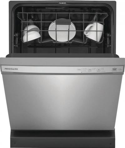 24" Frigidaire Built-In Dishwasher with 4 Wash Cycles in Stainless Steel  -  FDPC4314AS