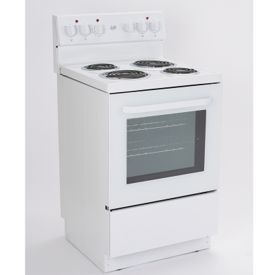 24" Epic Freestanding Electric Range With Broil Element In White - EER239W