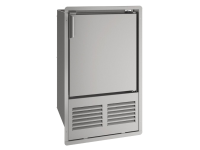 14" U-Line MCR014 Marine Crescent Ice Maker Flush To Door in Stainless Solid - UMCR014-SD01A