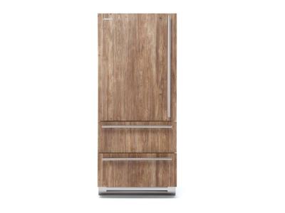 36" Fhiaba Integrated Series Overlay Left Hinge Fridge and Double Drawer Freezer -  FI36BDI-LOT