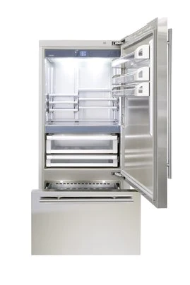 30" Fhiaba Classic Series Right Hinge Bottom Freezer Refrigerator in Stainless Steel - FK30BI-RST