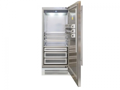 24" Fhiaba Classic Series Right Hinge Counter Depth Column Refrigerator in Stainless Steel - FK24RFC-RS1