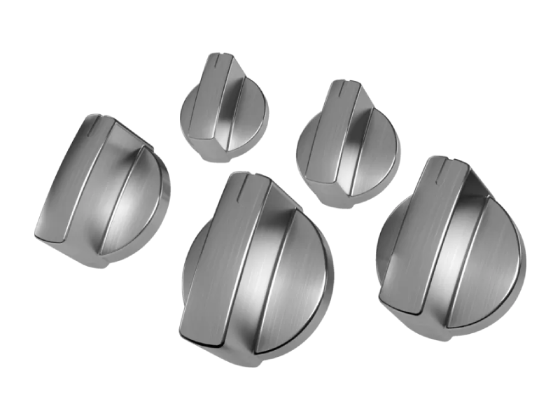 Bosch Gas Cooktop Metal Knob Set 5 units HEZ27755