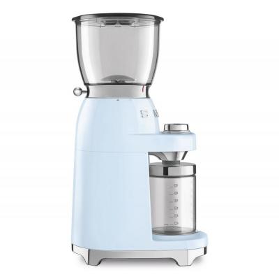 SMEG 50's Style Coffee Grinder In Pastel Blue - CGF01PBUS