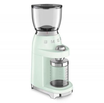 SMEG CGF01PGUS 50s Style Coffee Grinder In Pastel Green 