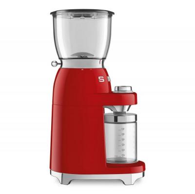 SMEG 50's Style Coffee Grinder In Red - CGF01RDUS