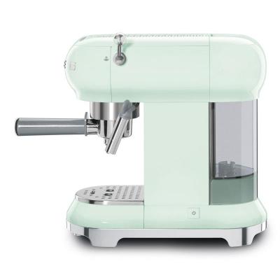 SMEG 50's Style Espresso Manual Coffee Machine In Pastel Green - ECF01PGUS