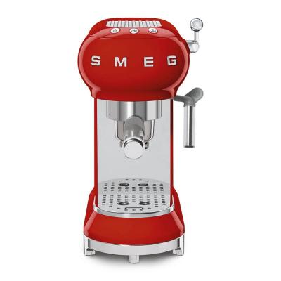 SMEG 50's Style Espresso Manual Coffee Machine In Red - ECF01RDUS