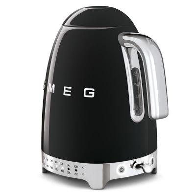 SMEG 50's Style Electric Kettle With Plastic Button In Black - KLF04BLUS