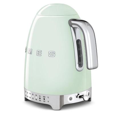 SMEG 50's Style Kettle With Plastic Button In Pastel Green - KLF04PGUS