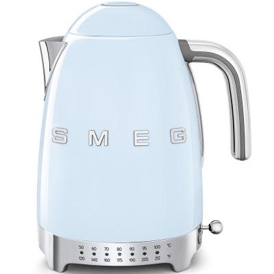 SMEG 50's Style Electric Kettle With Plastic Button In Pastel Blue - KLF04PBUS