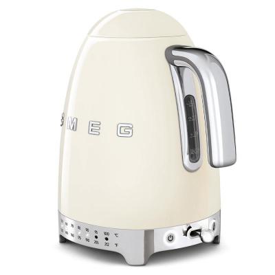 SMEG 50's Style Electric Kettle With Plastic Button In Cream - KLF04CRUS