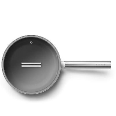 SMEG 50's Style Frypan With Cold-forged Aluminium Body In Red - CKFF2401RDM