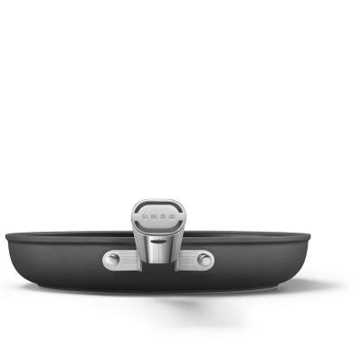 SMEG 50's Style Frypan With 28 Inch Diameter In Black - CKFF2801BLM