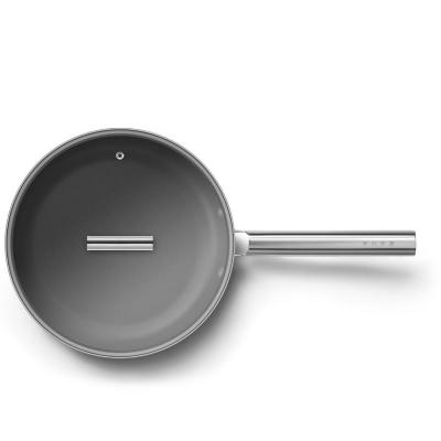 SMEG 50's Style Frypan With 28 Inch Diameter In Red - CKFF2801RDM