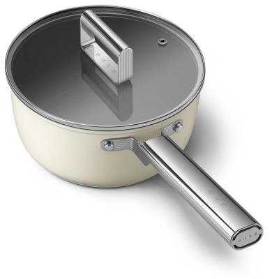 SMEG 50's Style Saucepan With 20 Inch Diameter In Cream - CKFS2011CRM