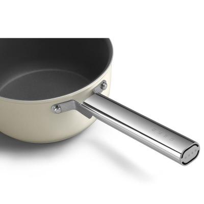 SMEG 50's Style Saucepan With 20 Inch Diameter In Cream - CKFS2011CRM