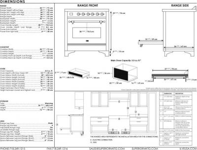 36" ILVE 3.5 Cu. Ft. Majestic II Electric Freestanding Range in Stainless Steel with Bronze Trim - UMI09QNS3/SSB