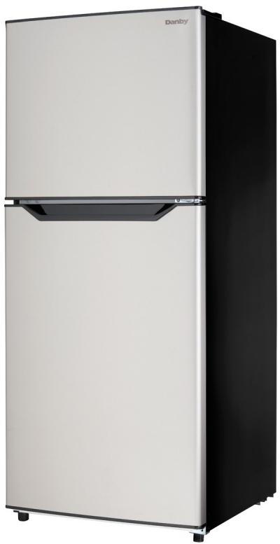 23" Danby 11.6 Cu. Ft. Apartment Size  Top Mount Fridge in Stainless Steel - DFF116B2SSDBL