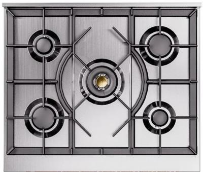 30" ILVE Nostalgie II Dual Fuel Natural Gas Freestanding Range in Antique White with Brass Trim - UP30NMP/AWG NG