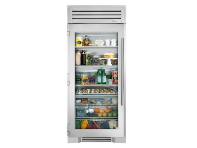 36" True Residentail Refrigerator Column with 19.7 Cu. Ft. Capacity - TR-36REF-L-SG-C