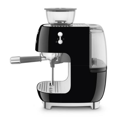 SMEG Manual Espresso Coffee Machine with Grinder, Retro Style