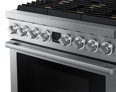 36" Dacor Transitional Gas Range in Silver Stainless Steel  - DOP36T86GLS/DA