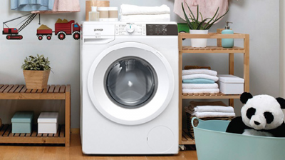 24" Gorenje WaveActive Front Load Washer in White - WEI843HP