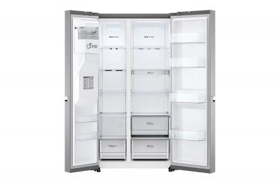 36" LG 23 Cu.Ft. Side-by-Side Counter Depth Refrigerator with Ice and Water Dispenser - LS23C4230V