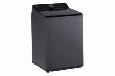 27" LG 5.5 Cu. Ft. Smart Top Load Washer with EasyUnload in Matte Black - WT8600CB