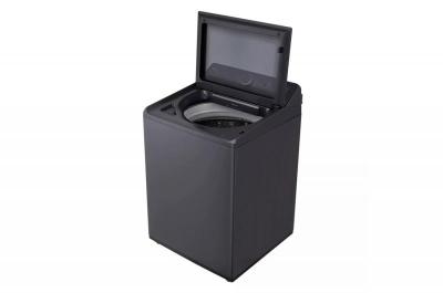 27" LG 5.5 Cu. Ft. Mega Capacity Smart Top Load Washer with EasyUnload and AI Sensing in Matte Black - WT8400CB