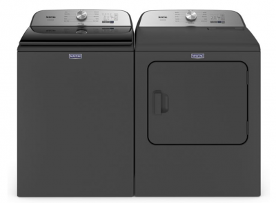 28" Maytag 5.4 Cu. Ft. Pet Pro Top Load Washer - MVW6500MBK