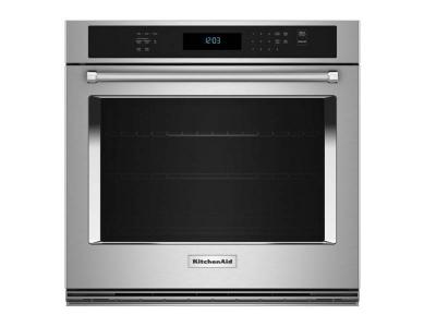 27" KitchenAid Single Wall Oven with Air Fry Mode - KOES527PSS