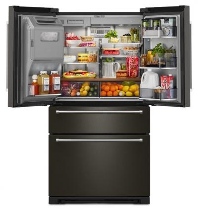 36" KitchenAid 26.2 Cu. Ft. FreeStanding French Door Refrigerator - KRMF536RBS