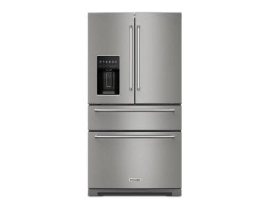 36" KitchenAid 26.2 Cu. Ft. FreeStanding French Door Refrigerator - KRMF536RPS