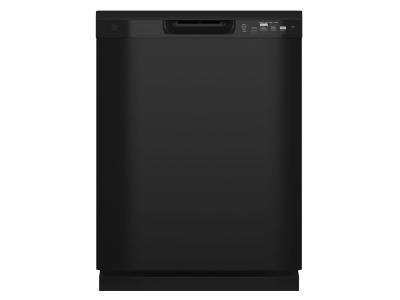 24" GE Built-In Front Control Dishwasher in Black - GDF511PGRBB