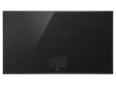 LG STUDIO Induction Cooktop with 5 Burners and Flexible Cooking Zone - CBIS3618BE