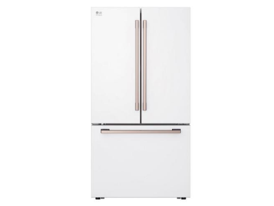 36" LG Studio 27 Cu. Ft. French 3-Door Counter Depth MAX Refrigerator with Internal Water Dispenser - SRFB27W3