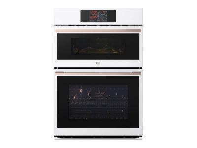 30" LG STUDIO Instaview Steam Combination Wall Oven - WCES6428N