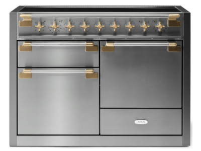 48" AGA Elise Series FreeStanding Induction Range with Brass Accents - AEL481INABSS