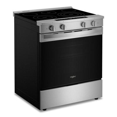 30" Whirlpool Smart Slide In Electric Range with Air Cooking Technology - YWSES7530RZ