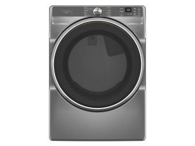 27" Whirlpool 7.4 Cu. Ft. Smart Front Load Gas Dryer with Steam Capabilities in Radiant Silver - WGD6720RR