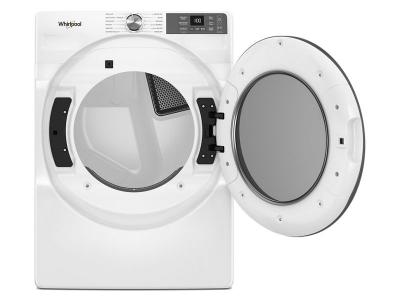 27" Whirlpool 7.4 Cu. Ft. Smart Front Load Gas Dryer with Wrinkle Shield Option in White - WGD5720RW