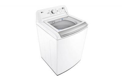 27" LG 5.6 Cu. Ft. Top Load Washer with 4-Way Agitator and TurboDrum Technology - WT7155CW