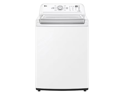 27" LG 5.6 Cu. Ft. Top Load Washer with 4-Way Agitator and TurboDrum Technology - WT7155CW