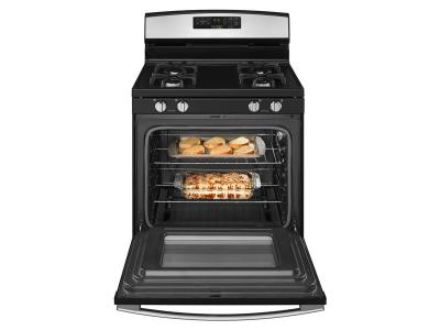 30" Amana 5.0 Cu. Ft. Gas Range With Self-Clean Option - AGR6603SFW